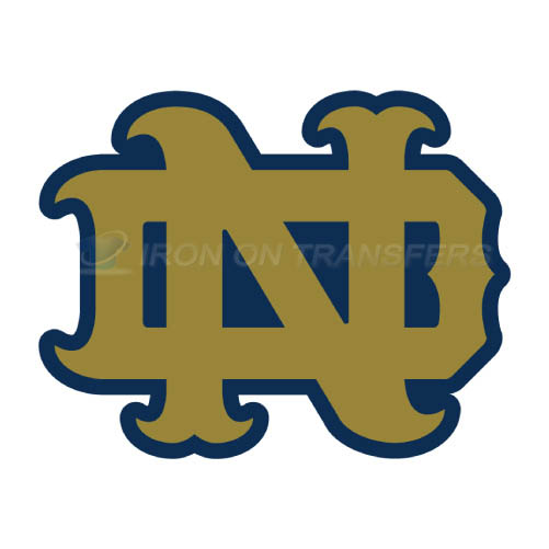 Notre Dame Fighting Irish Logo T-shirts Iron On Transfers N5721 - Click Image to Close